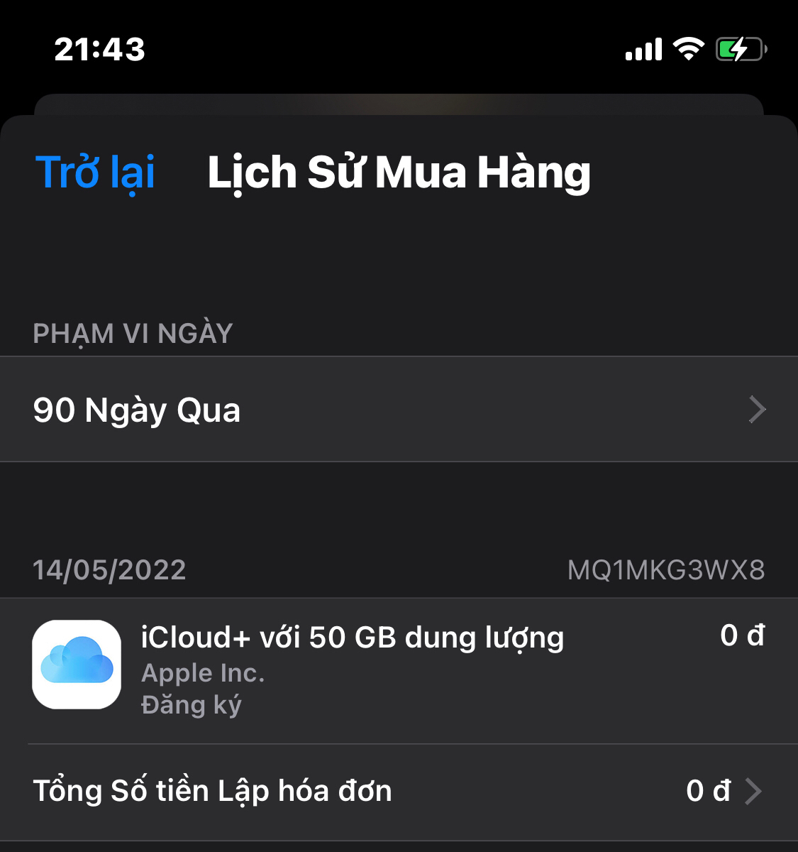 Mọi người cho hỏi . Mình tài khoản mình không có tiền sao bấm đăng ký Icloud+ được luôn nhỉ