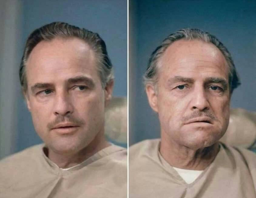 Trước và sau khi mắc úp Marlon Brando vào vai bố già, vai diễn huyền thoại