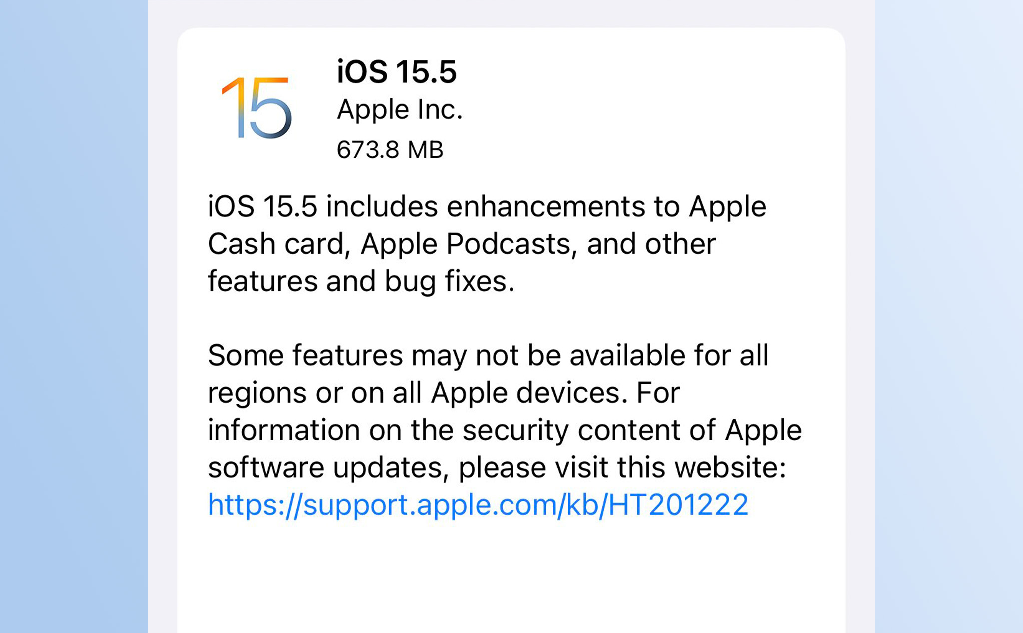 Apple phát hành iOS 15.5 chính thức: có gì mới?