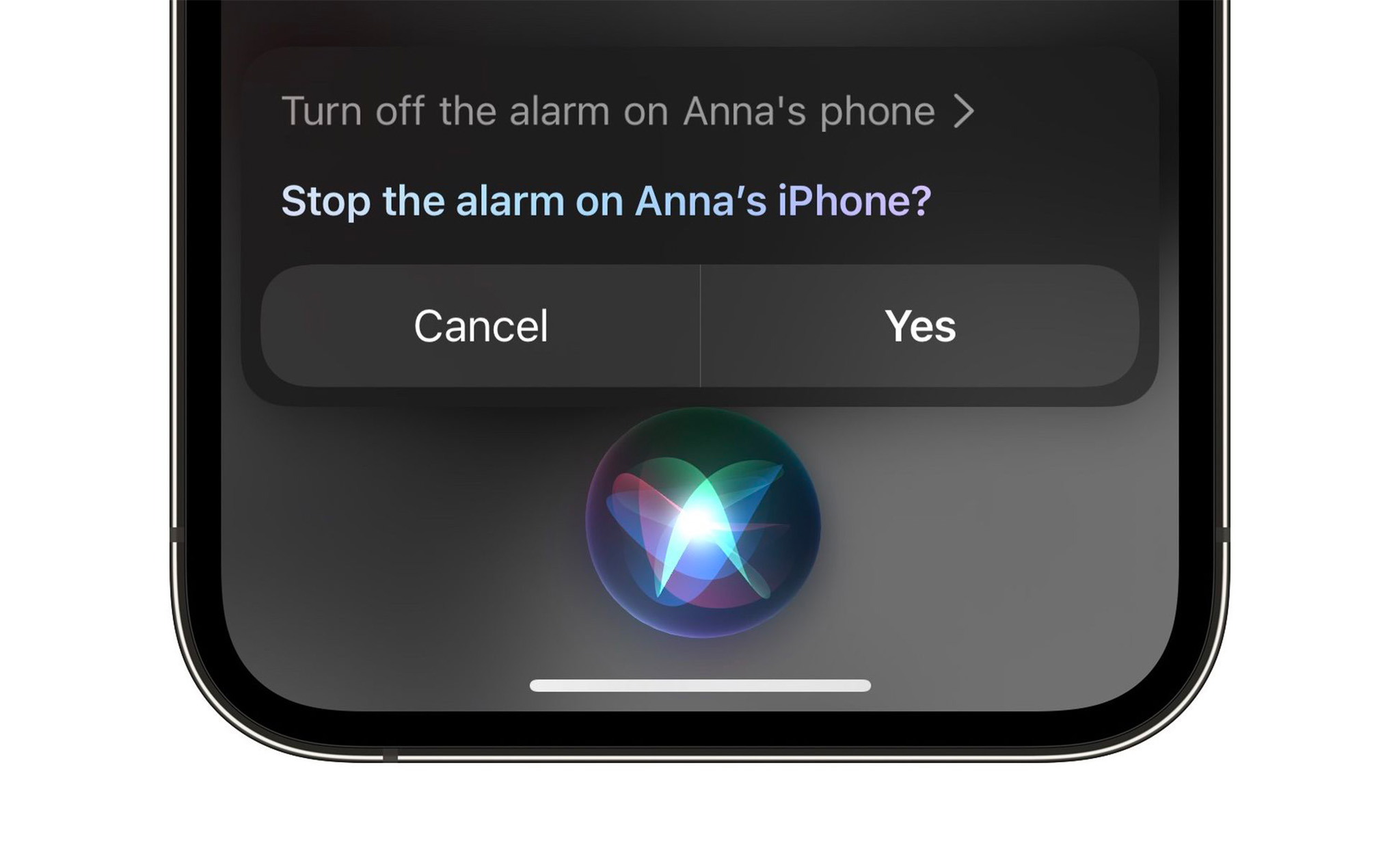 Bạn cũng có thể tắt báo thức trên iPhone của người khác thông qua Siri
