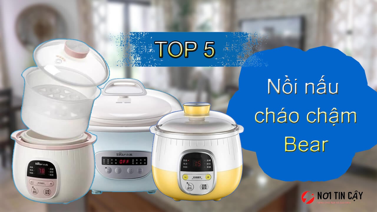 Top 5 mẫu nồi nấu cháo chậm bear để nấu món ngon cho bé!