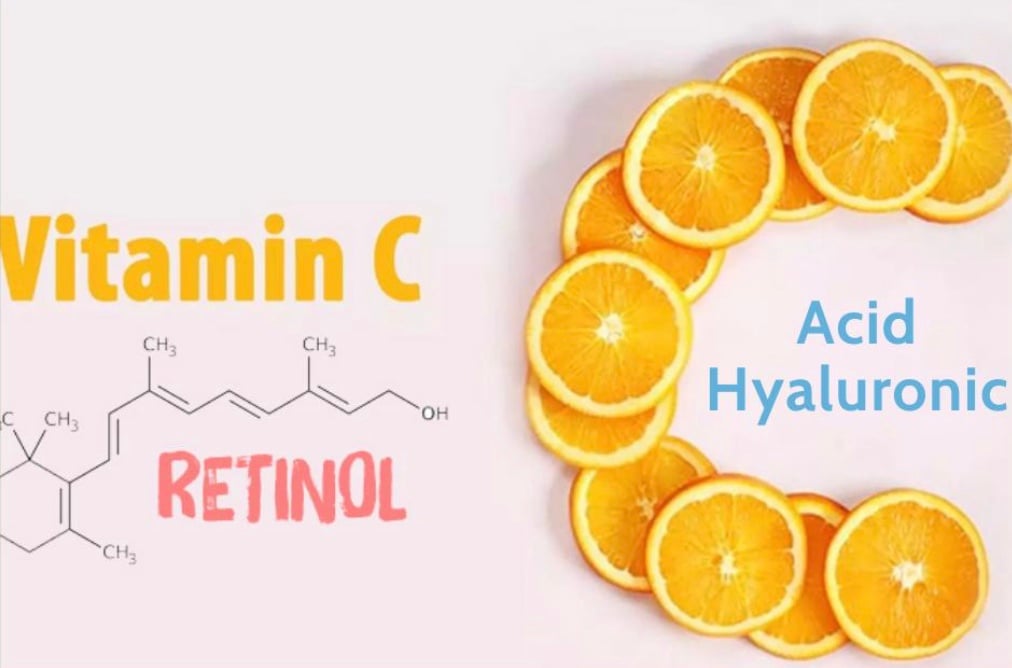 CÁCH KẾT HỢP Vitamin C, Retinol và Axit Hyaluronic TRONG SKINCARE