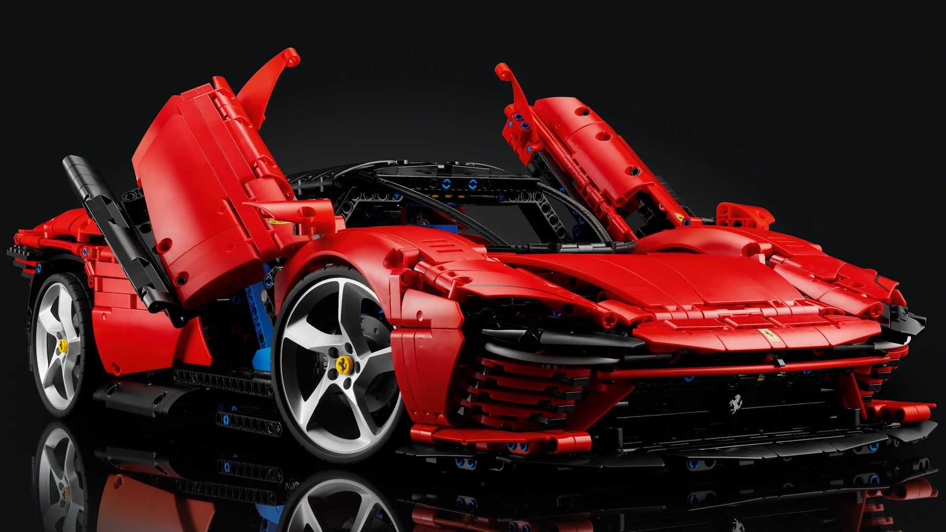 LEGO Ferrari Daytona SP3: tỷ lệ 1:8, 3.778 mảnh, hệ truyền động như thật, giá 399,99 USD
