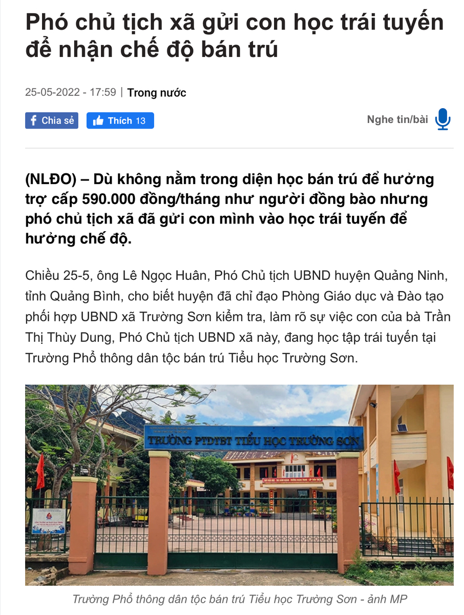 Mấy đồng bạc lẻ mà cũng gặm nhắm cho được, phó CT thì ăn tiền tỷ nó mới đáng chứ !!!