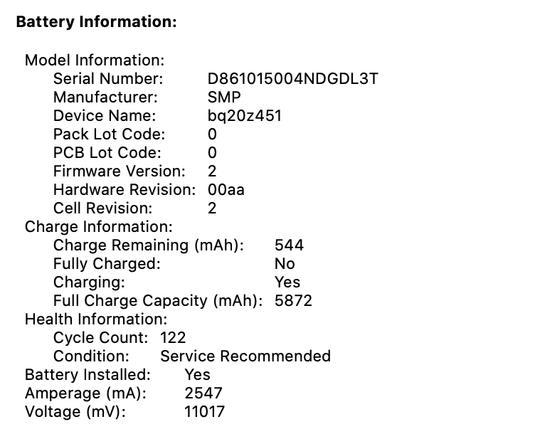 Macbook pro tốn pin khi sleep