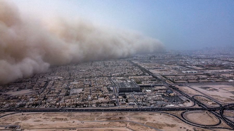 Hình ảnh: Bão cát ở các nước vùng Trung Đông