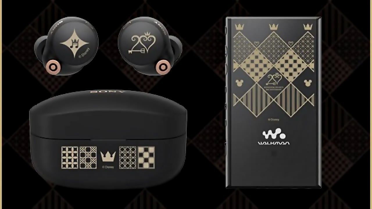 Kingdom Hearts kỷ niệm 20 năm với máy nghe nhạc Sony Walkman và WF-1000XM4 dành cho fan