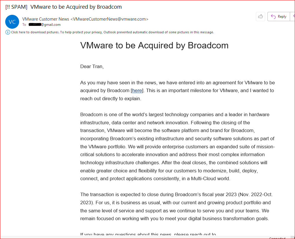 Broadcom sẽ mua lại VMware với giá 61 tỉ đô