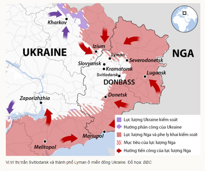 Với sự hỗ trợ của quân đội Nga hôm nay Cộng hòa Nhân dân Donetsk (DPR) tự xưng thông báo thành...