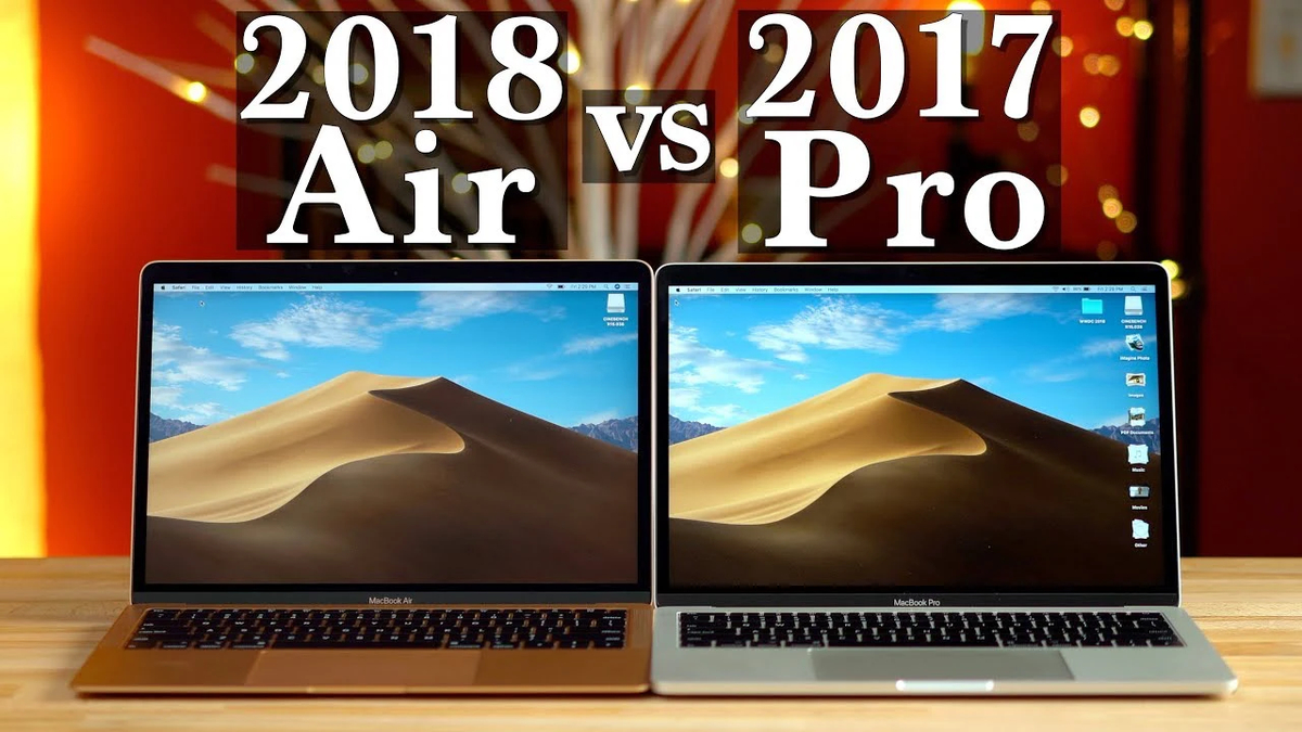 Macbook air 2018 và Macbook pro 2017