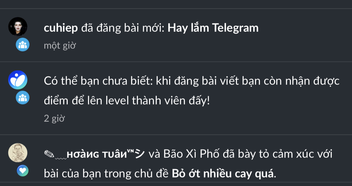 Tinh tế nhắc đăng bài viết để lên cấp le vồ