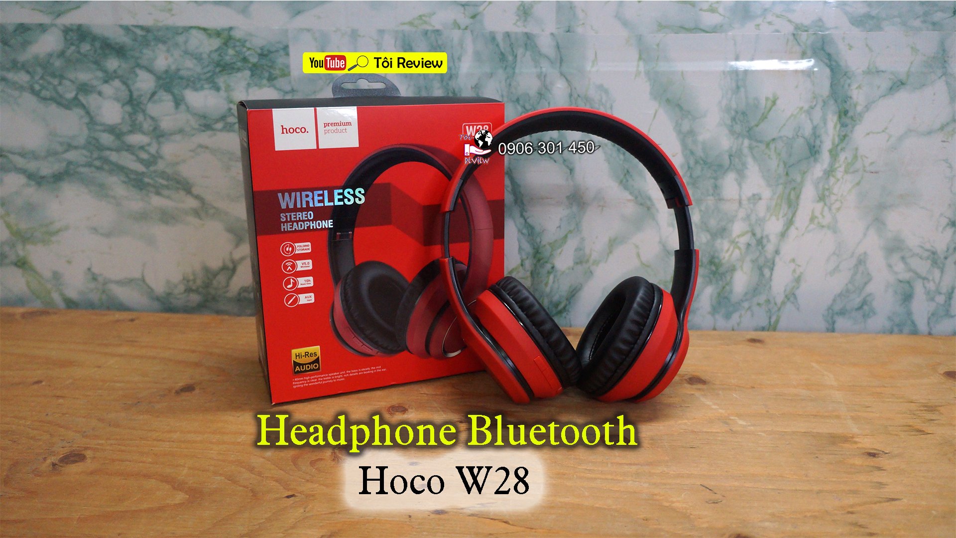 Đánh giá chi tiết headphone Bluetooth Hoco W28 phù hợp mọi nhu cầu