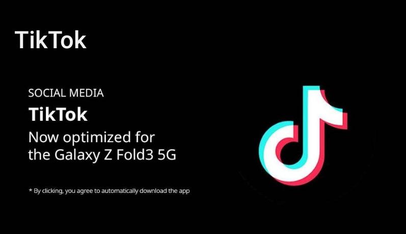TikTok đã được tối ưu cho Galaxy Z Fold3/Fold2, chưa rõ với các máy khác?