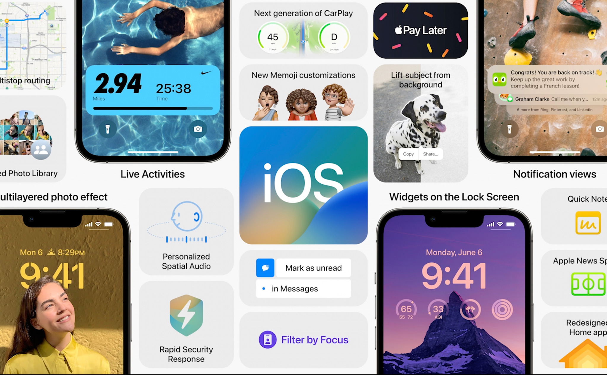 iOS 16: Khám phá những tính năng tuyệt vời của phiên bản iOS 16 mới nhất với giao diện hoàn toàn mới, cùng nhiều tính năng đáng chú ý được cập nhật. Hãy cùng xem hình ảnh để tận hưởng trải nghiệm tuyệt vời này!