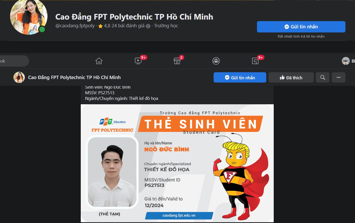 Đích đến của tôi FPT polytechnic