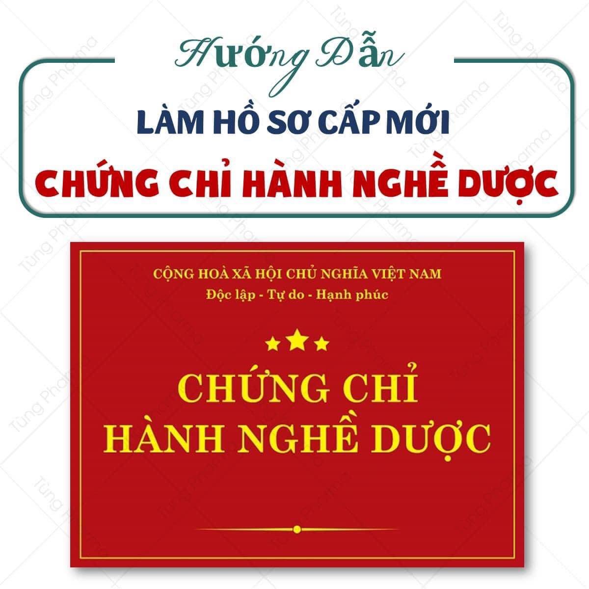 Hướng dẫn làm chứng chỉ hành nghề dược