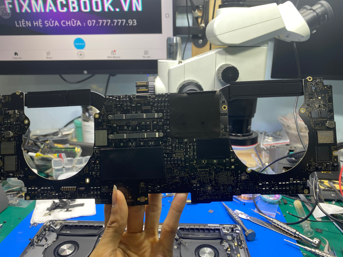 Thay wifi mới cho macbook 16in 2019