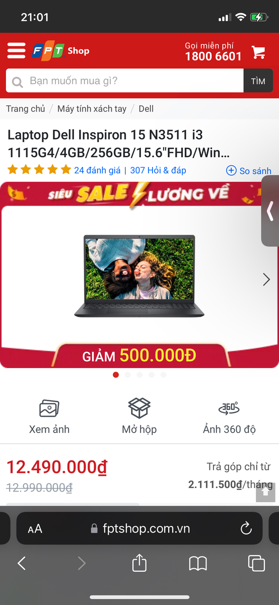 Em đang tìm một con lap để làm việc với học tập ạ. Thấy con N3511 của Dell cũng ổn, mọi người cho...