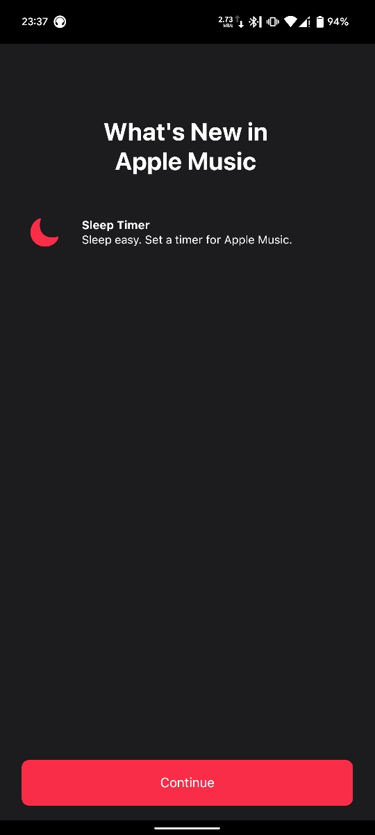 Apple Music đã thêm tính năng hẹn giờ tắt nhạc trên Android. Mà tính năng cơ bản này nên có sẵn từ