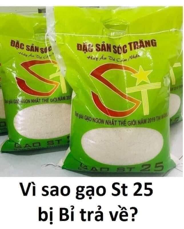 lô gạo ST25 vừa xuất cảng qua Bỉ lại bị trả về,