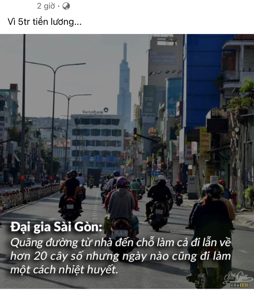 Tôi đi gần 50km đây.