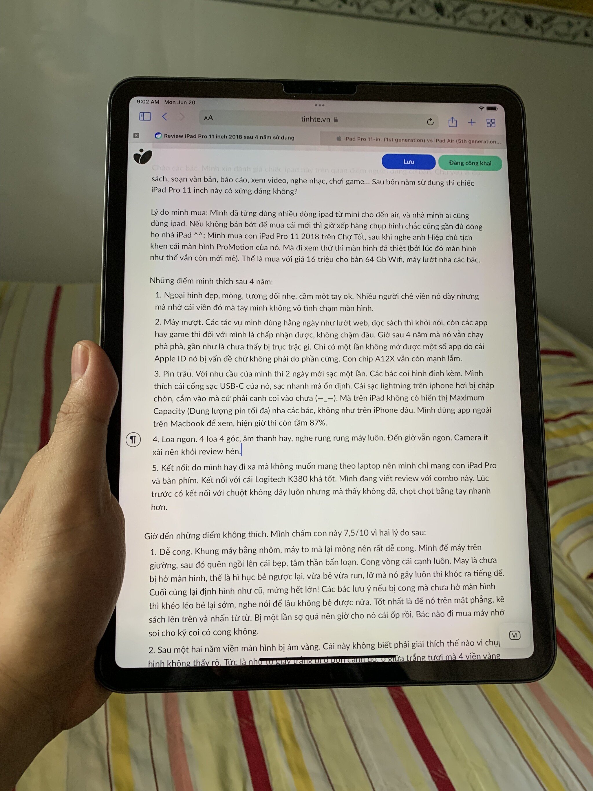 Review Ipad Pro 11 Inch 2018 Sau 4 Năm Sử Dụng