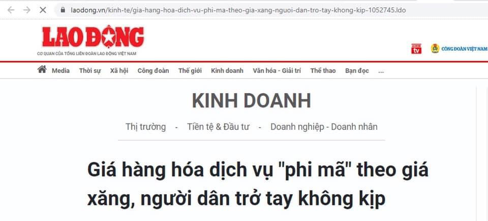 Vẫn chưa tới nỗi phải nhịn ăn như bọn Âu Mỹ.