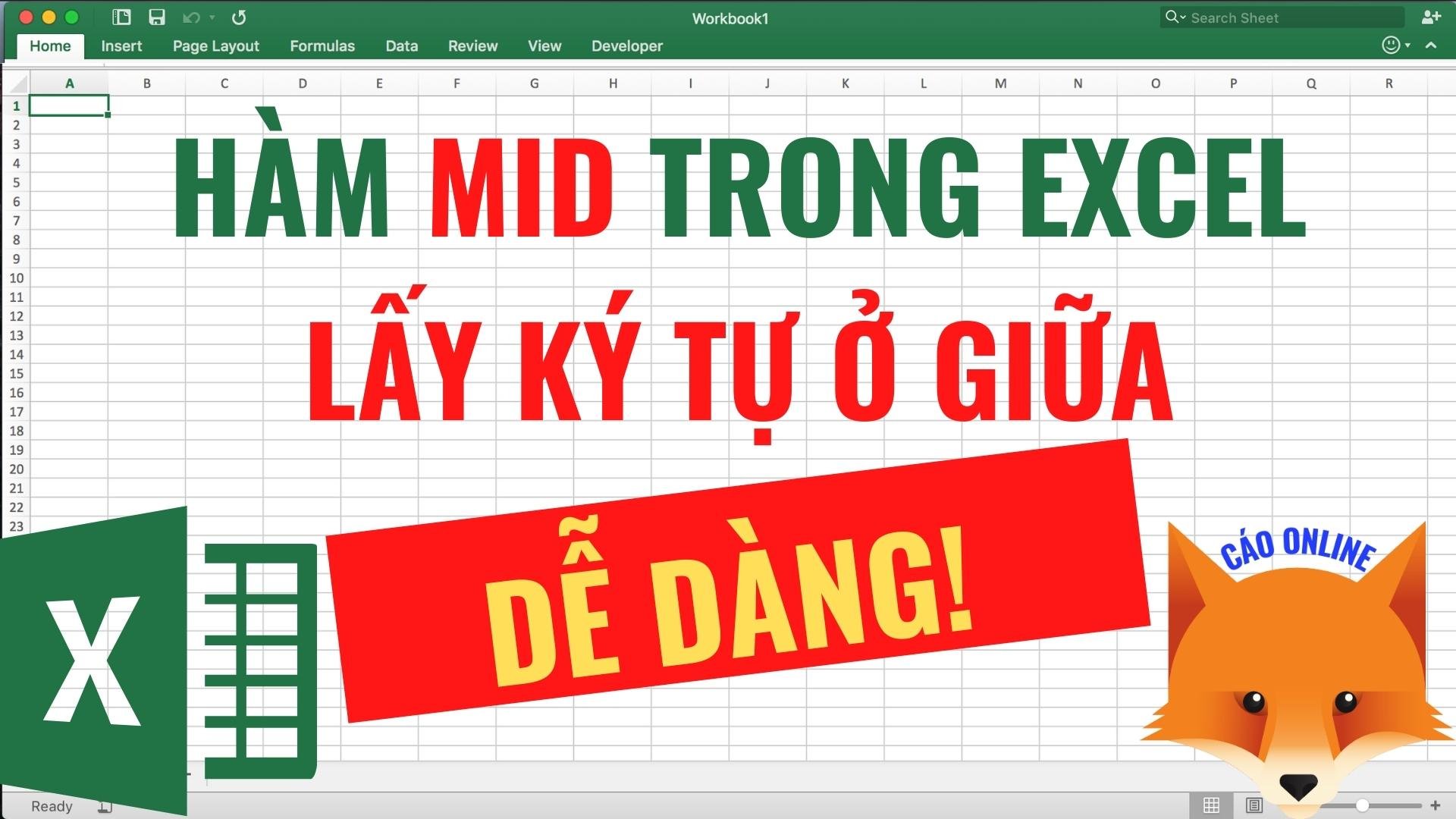 Mẹo tách lấy ký tự giữa trong excel dễ dàng!...