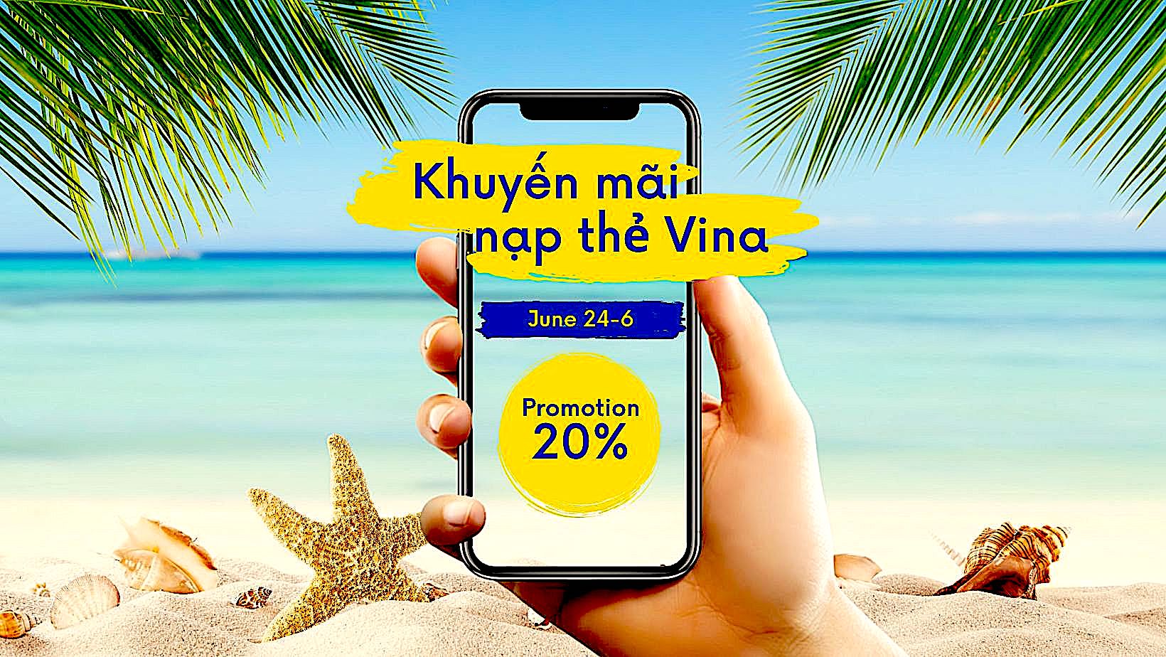 VinaPhone Có Khuyến Mãi Ngày Vàng 20% Mệnh Giá Nạp Tiền