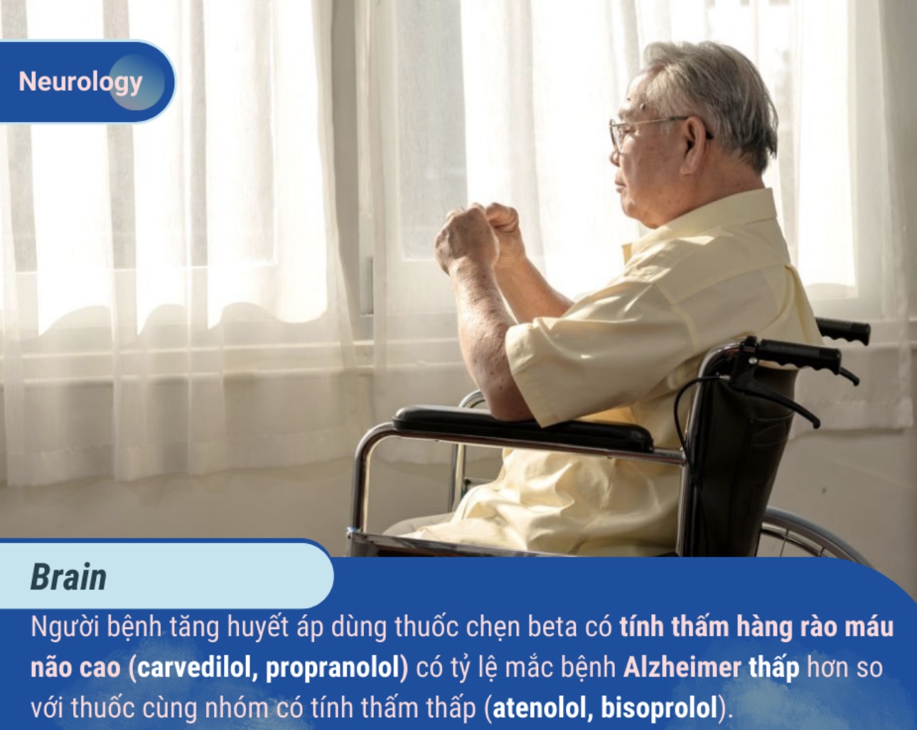 CARVEDILOL VÀ PROPRANOLOL LIÊN QUAN ĐẾN GIẢM NGUY CƠ MẮC ALZHEIMER Ở NGƯỜI BỆNH TĂNG HUYẾT ÁP