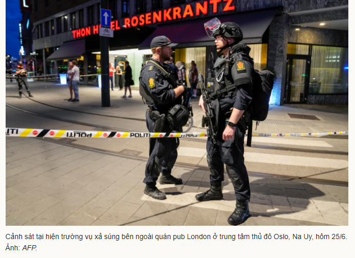 Xả súng giết người ở quán bar dành cho Pê đê ở Na Uy , cuộc diễu hành của Pede bị hủy bỏ