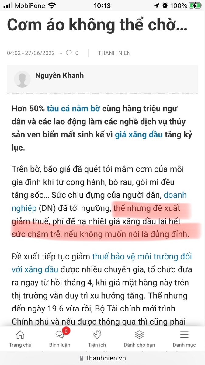 Bộ Tài-Công có lẽ là cái bộ ăn hại nhất hiện nay.