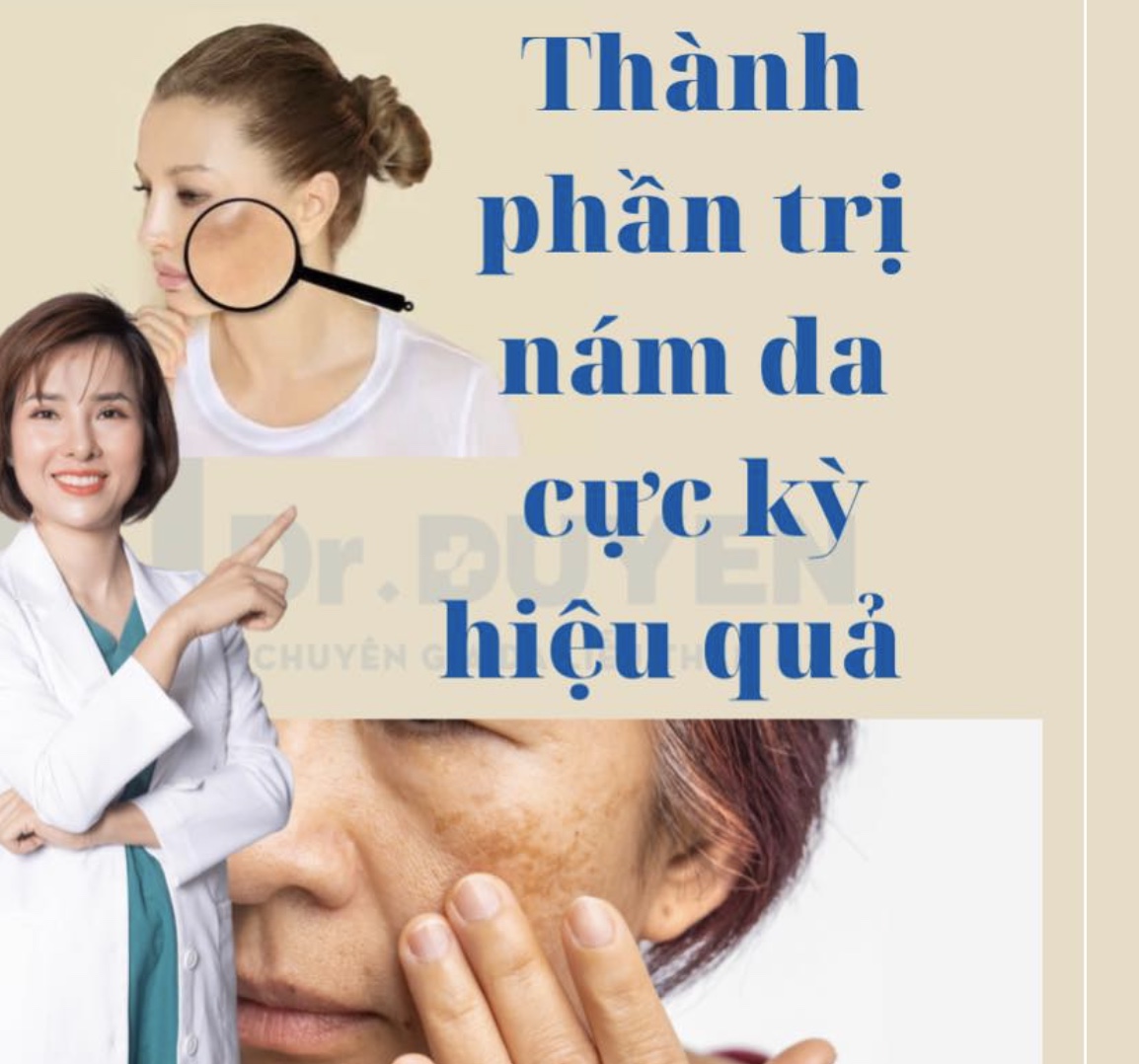 HYDROQUINONE trị nám hiệu quả và những điều cần biết