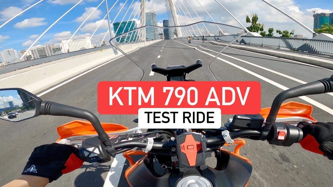 Trải nghiệm nhanh KTM 790 Adv @ đường phố Sài Gòn //  Test ride [6/2022]