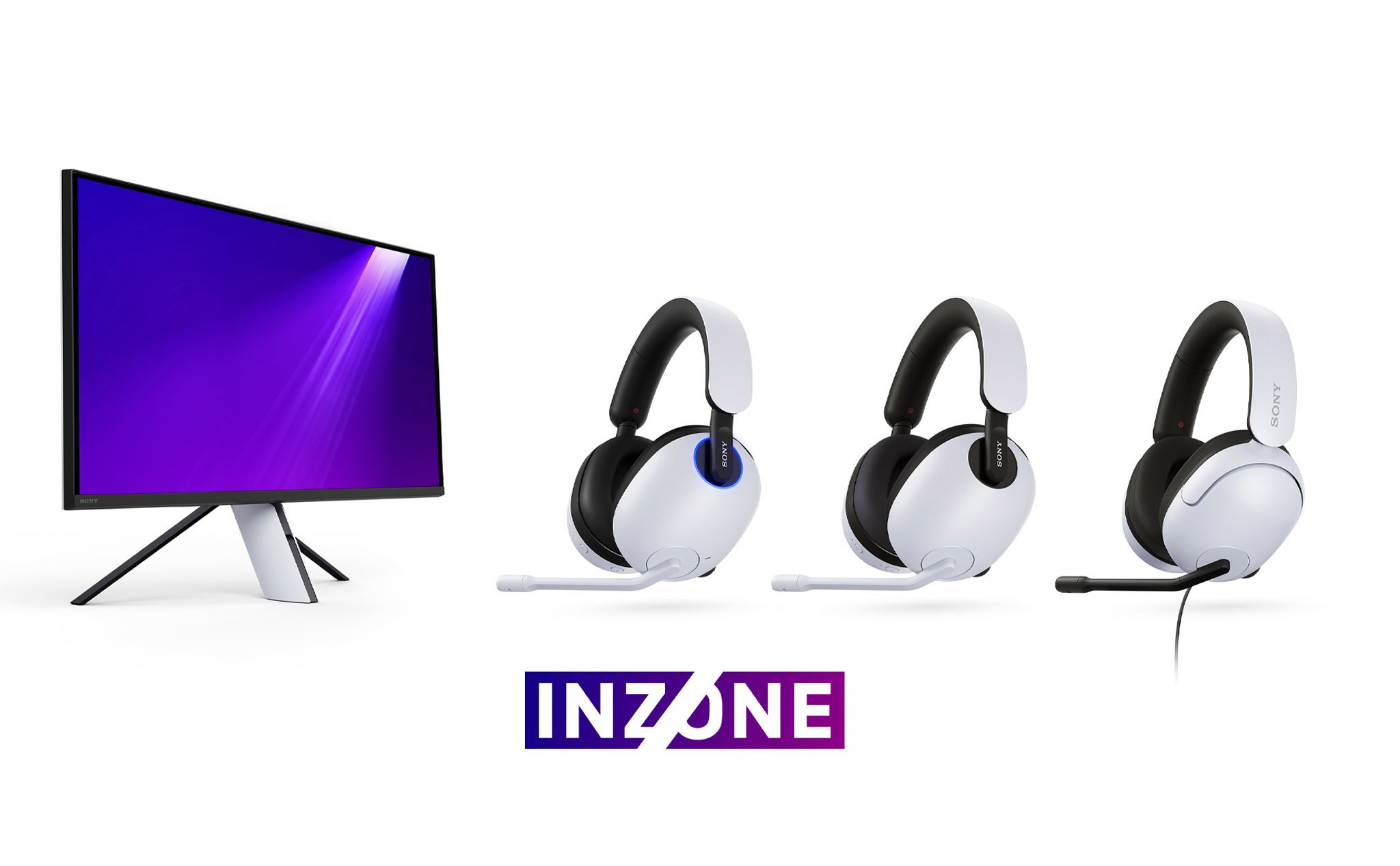 Sony Inzone chính thức: Hai màn hình, ba tai nghe hướng đến gamer, thiết kế tông màu rất giống PS5