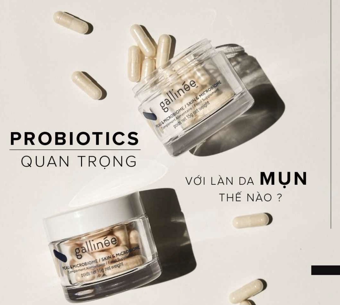 PROBIOTICS quan trọng với làn da mụn như thế nào