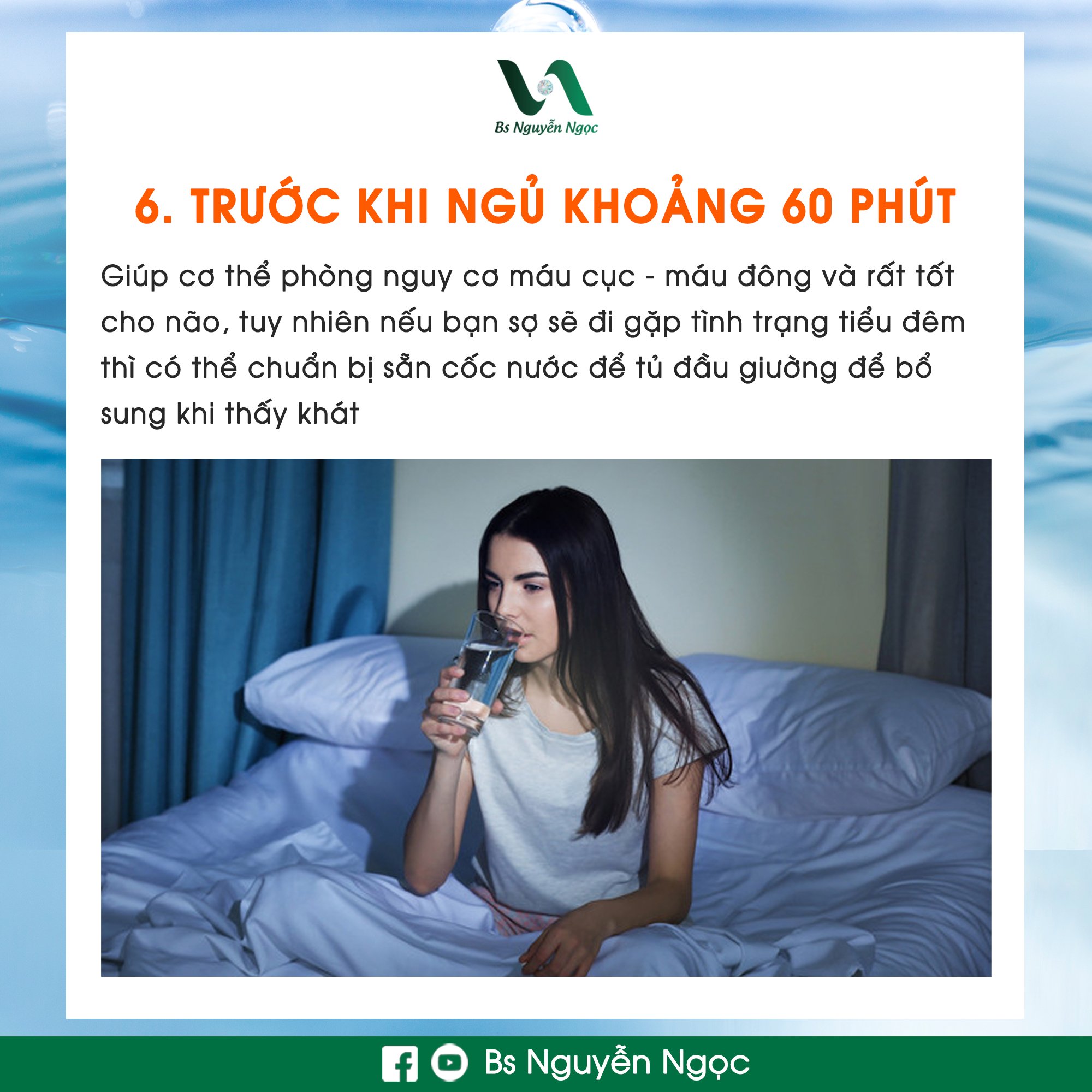 7 thời điểm nên uống nước trong ngày để vừa khỏe vừa đẹp