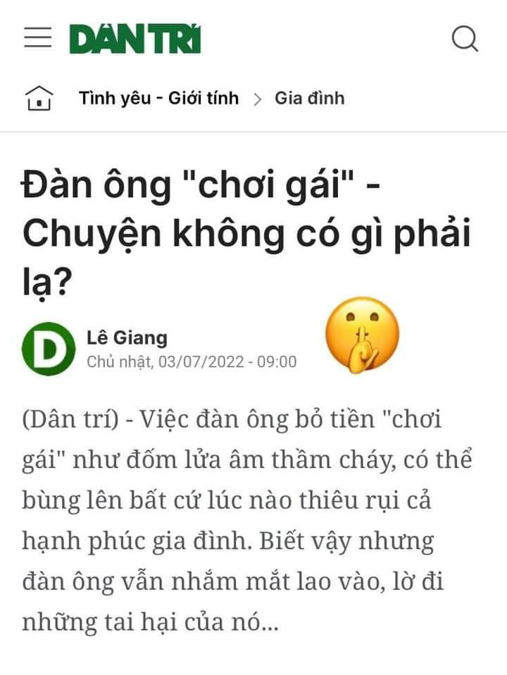 Báo Dân Trí đó, đó là cách họ dạy người Việt văn minh lên