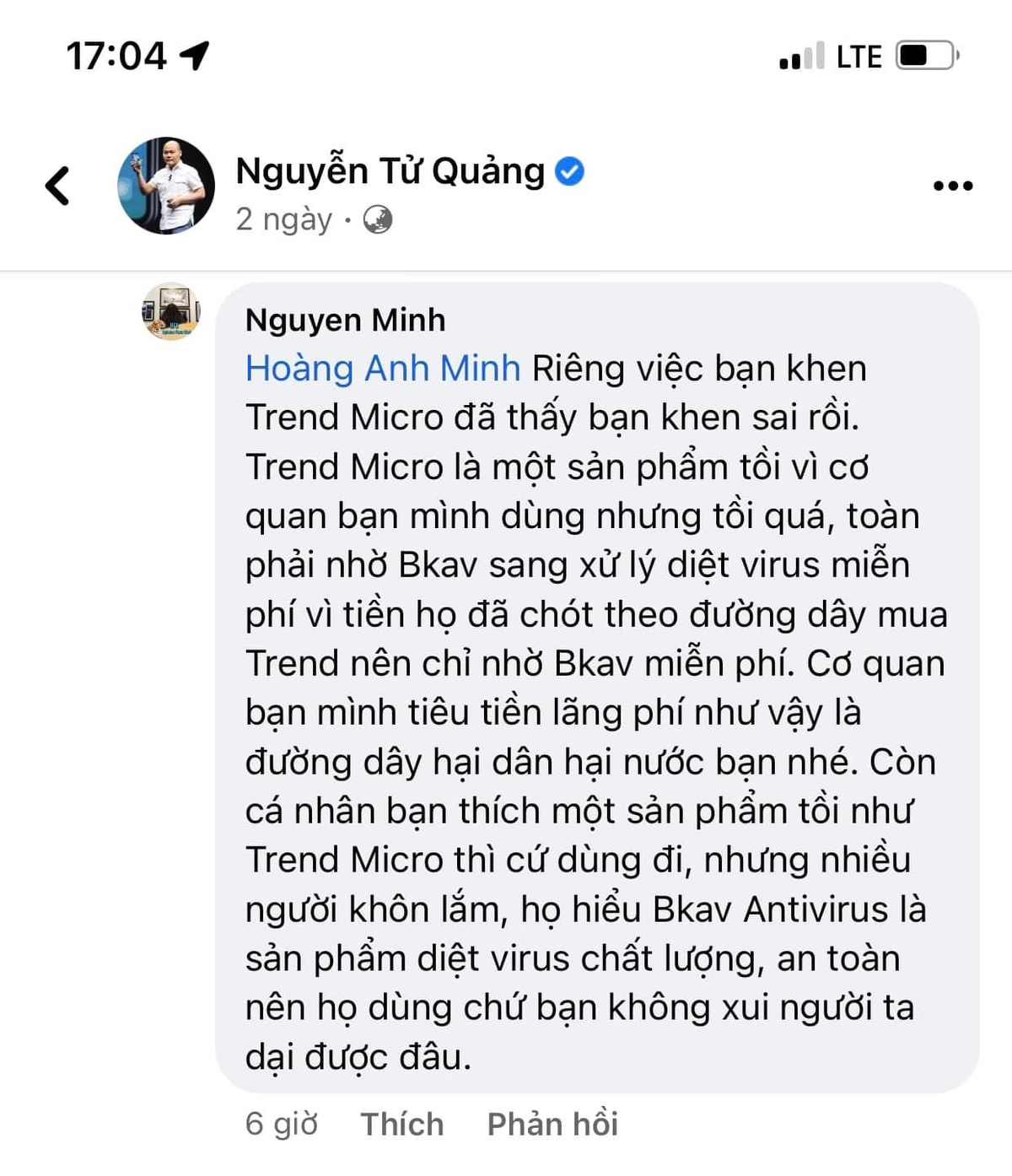 Trend micro đã quá lạc hậu roài