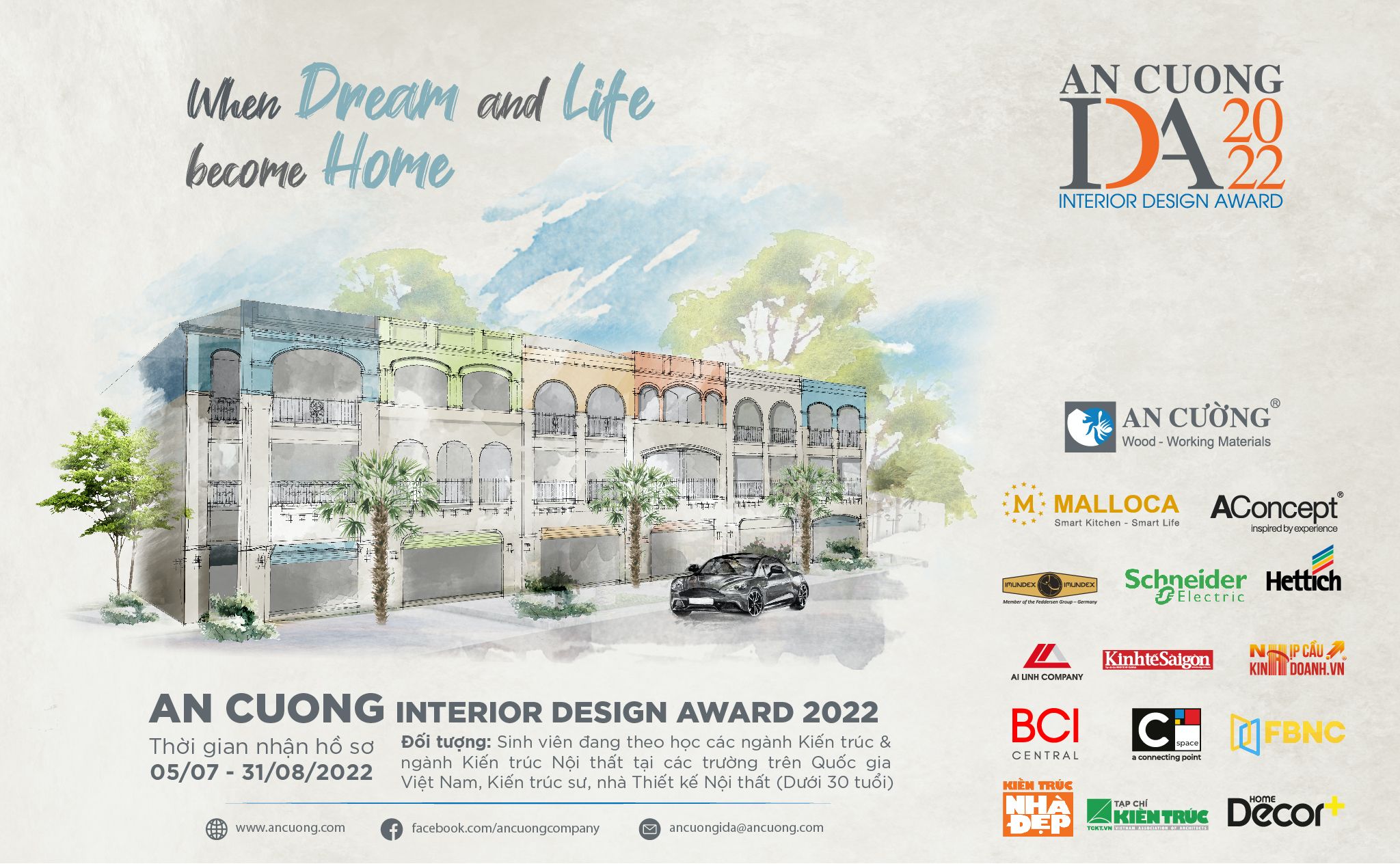 [QC] Gỗ An Cường (ACG) khởi động cuộc thi thiết kế nội thất An Cuong Interior Design Award 2022