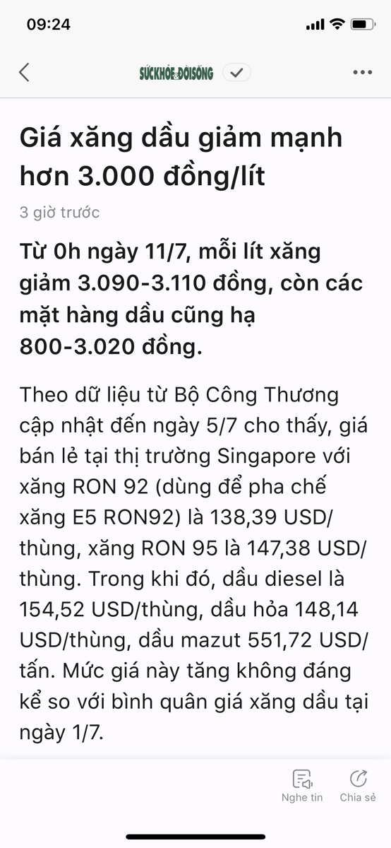 Giờ thấy từ “giảm mạnh” dùng đúng rồi nè!