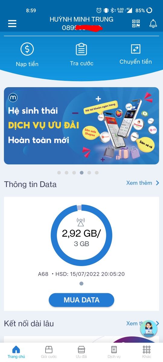 Sau 2 tháng dùng mạng 4G Mobifone thì hôm nay mình quyết định quay lại Viettel sau 12 năm gắn bó.