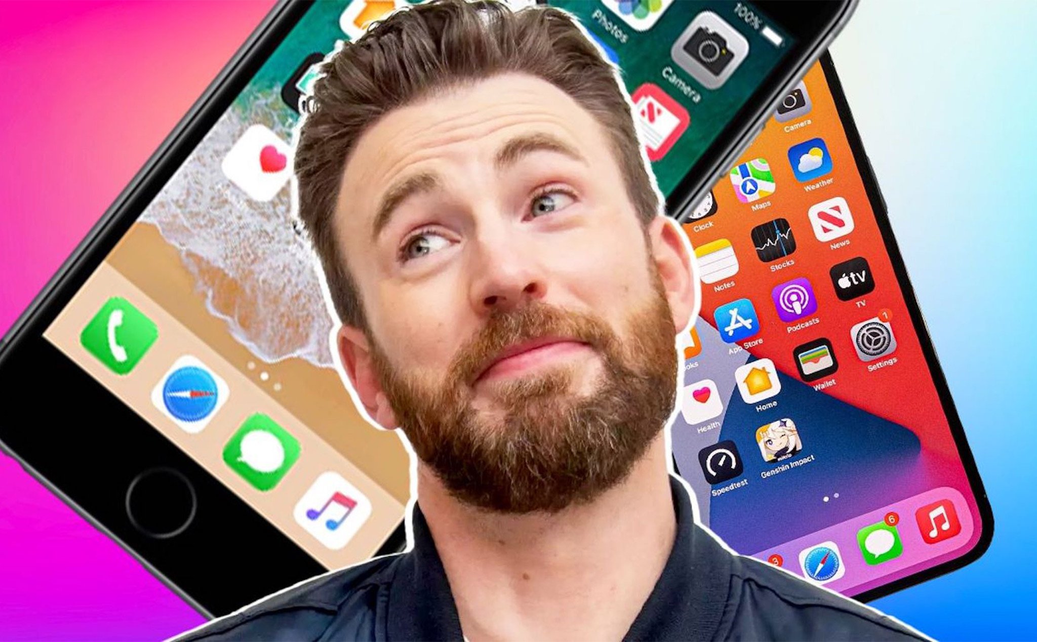 Chris Evans chê iPhone 12 Pro nặng nề hơn iPhone 6s, anh em dùng iPhone có thấy nặng không?