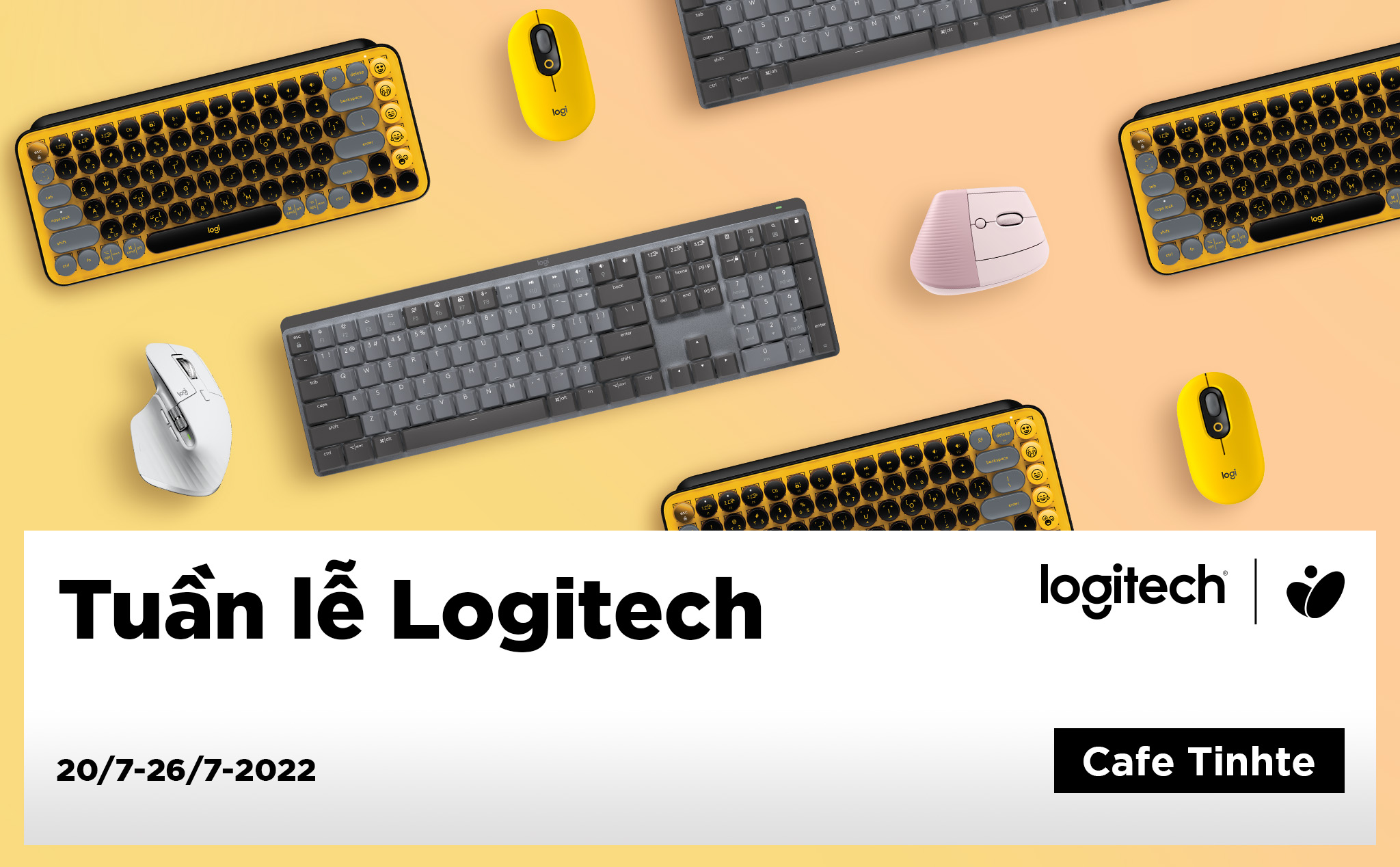 Mời anh em tham gia trải nghiệm tuần lễ Logitech & thi review, cơ hội trúng quà khủng