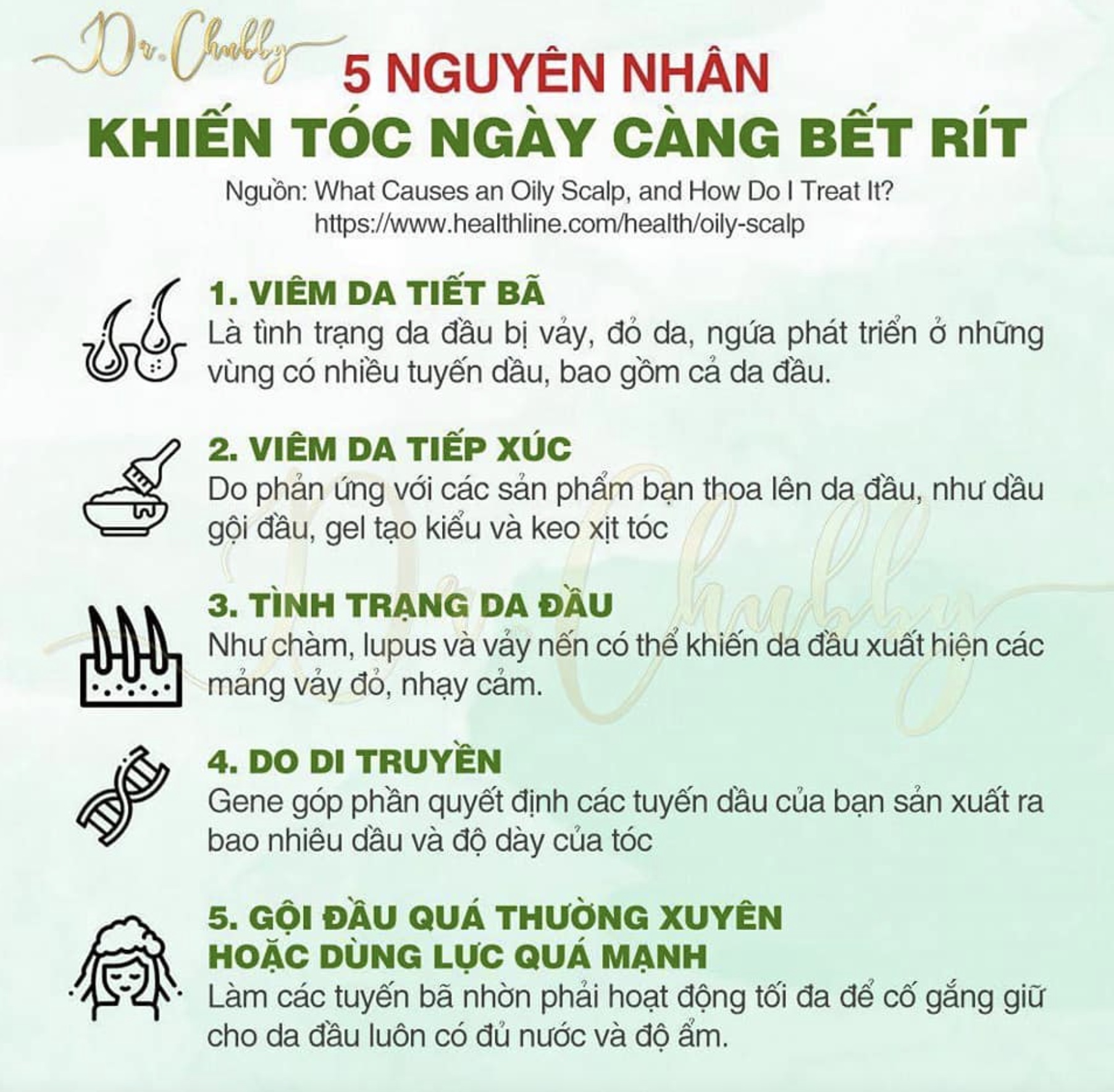 5 nguyên nhân khiến tóc NGÀY CÀNG BẾT RÍT