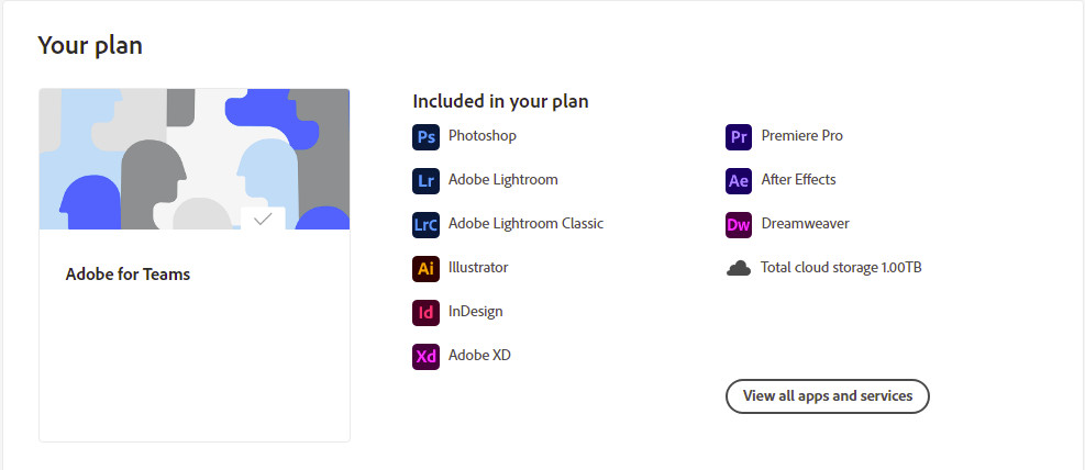 Tìm đồng đội mua Adobe Creative Cloud All Apps chỉ 100k/tháng.