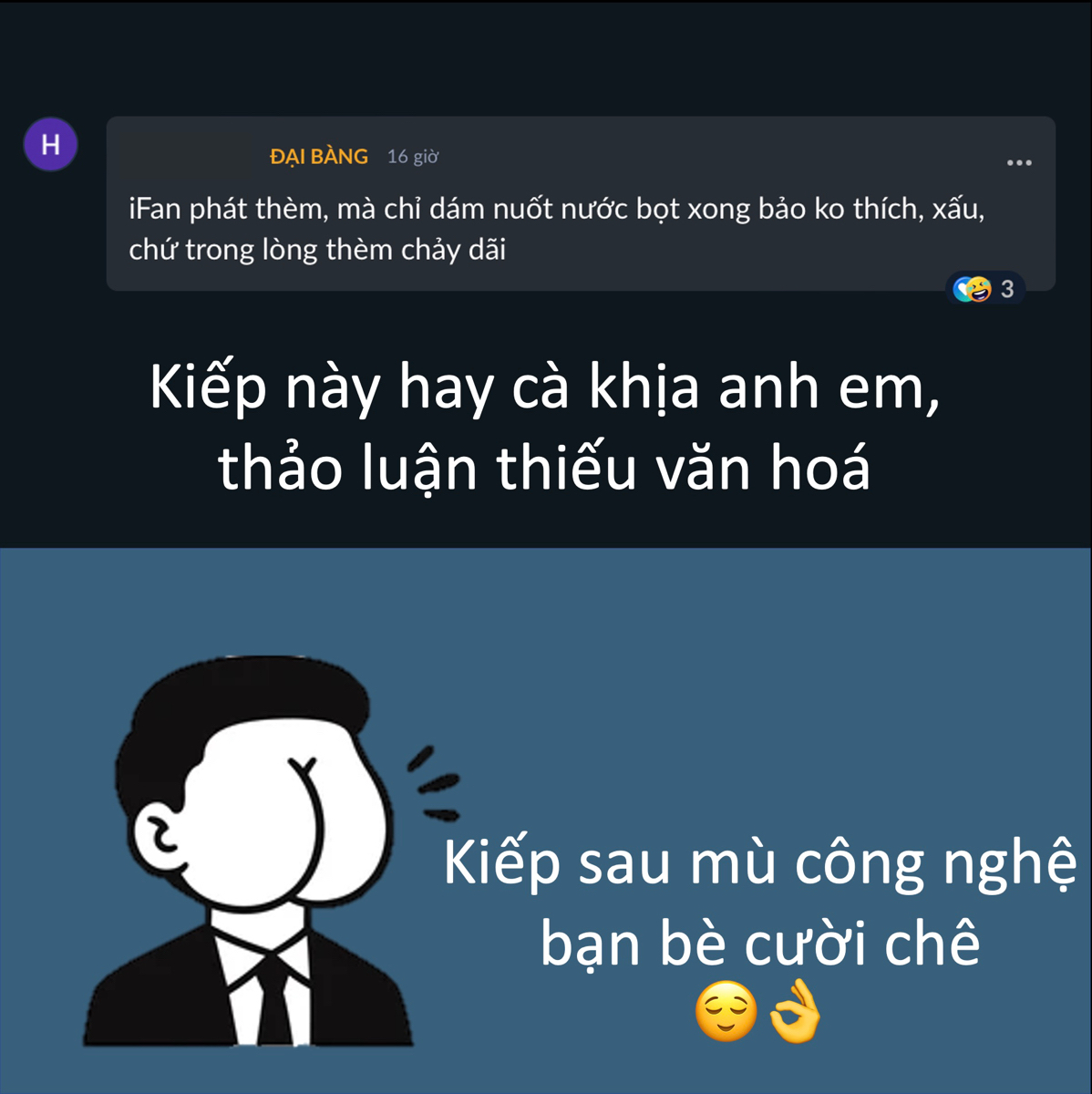 Quả táo không chừa một ai