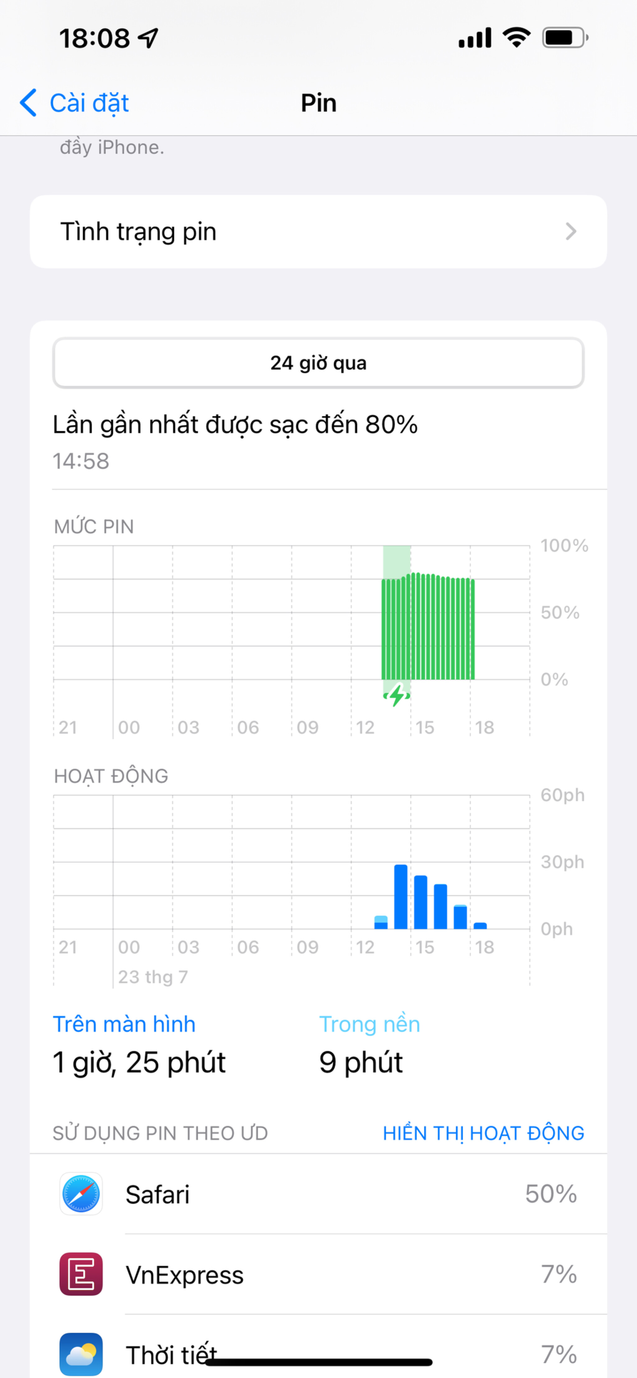 iOS 15.6 hao pin và nóng máy