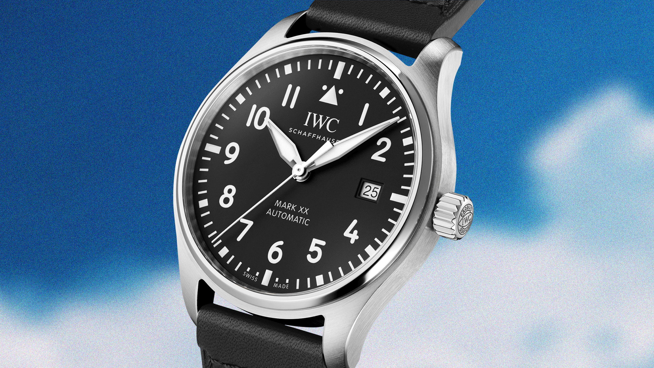 IWC Mark XX: Thiết kế đồng hồ phi công kinh điển, máy in-house, giá 5.250 USD