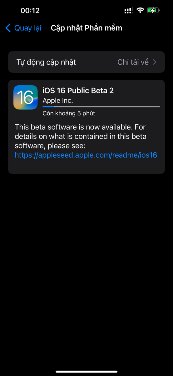 iOS 16 Public Beta 2